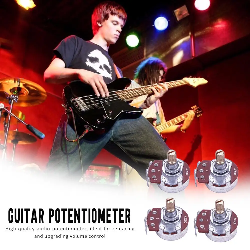 

Горячая Распродажа гитарные потенциометры, изящный дизайн, потенциометр с валом 15 мм, электрическая гитара, регулятор громкости басов