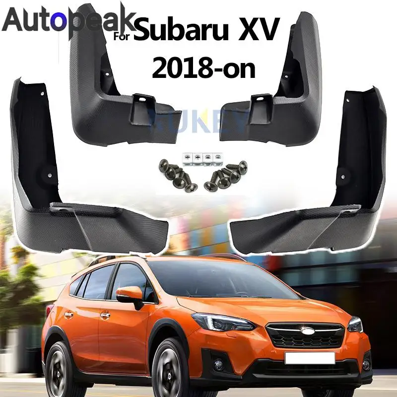 

4 шт. брызговики для SUBARU XV Crosstrek 2018-2023 брызговики брызговики передние и задние автомобильные аксессуары 2019 2020 2021 2022