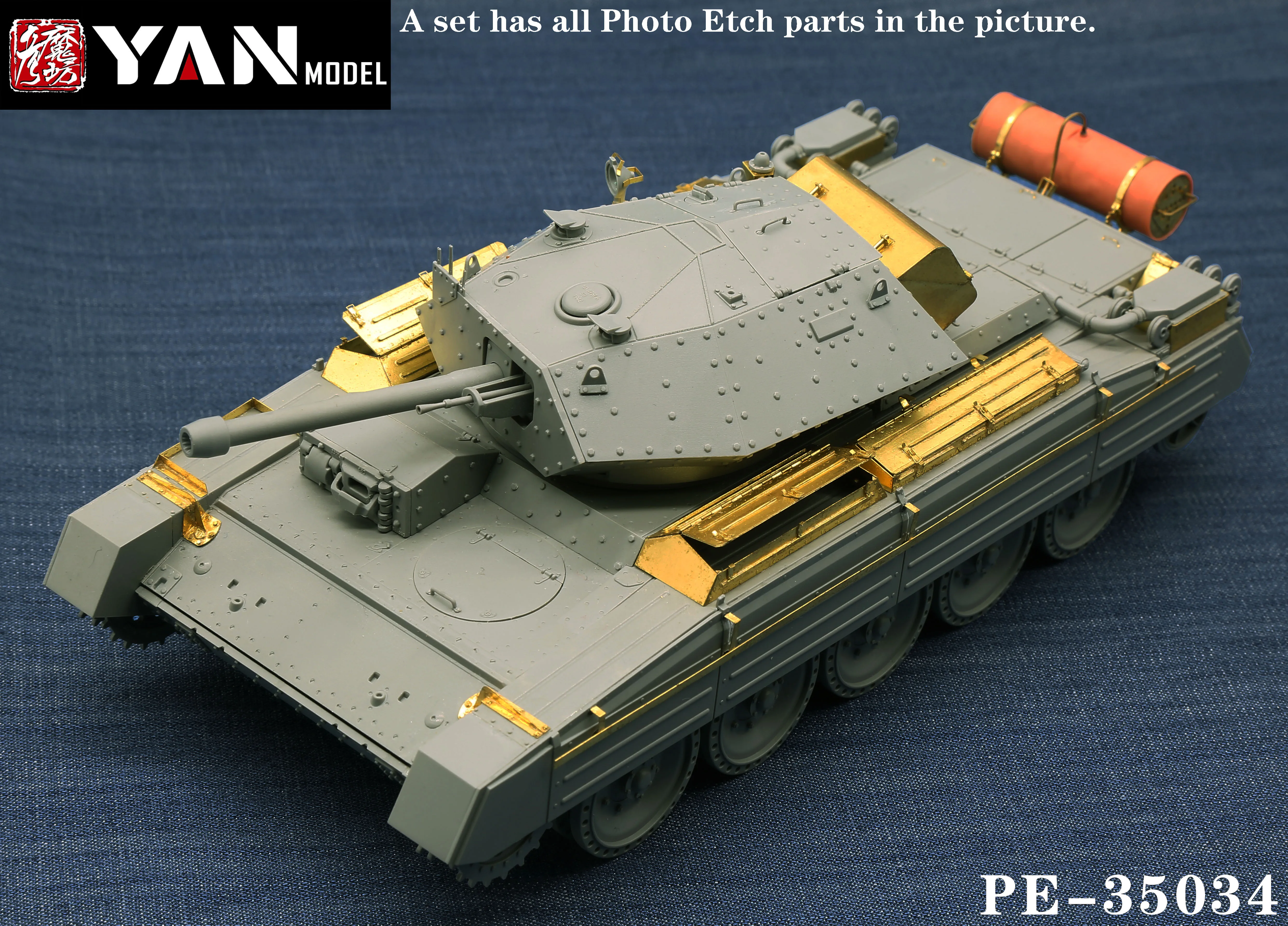 

Yan Model PE-35034 1/35 British Cruiser Tank Mk.VI Detail Up for Border BT-012