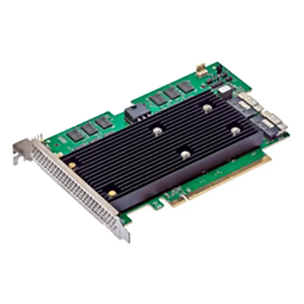 Фото 05-50113-00 MegaRAID 9670W-16i 16 портов (2x8 SFF-8654) 24 Гбит/с 8 ГБ кэш-памяти PCIe 4,0 RAID-контроллер №1