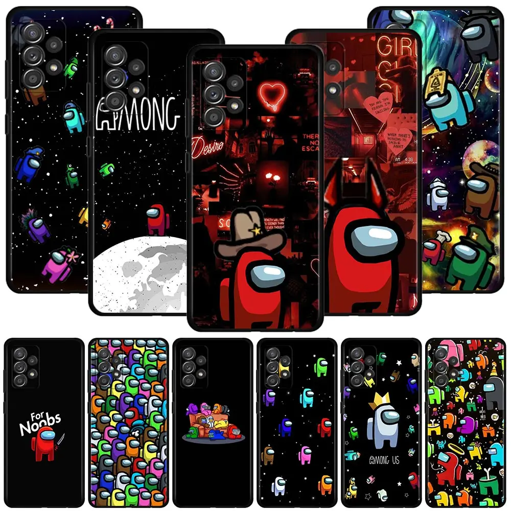 

Case For Samsung Galaxy A13 A03 A12 A51 Capa A71 A72 A52 A32 A31 Coque A21s A02s A11 A22 F42 Fundas Among-Us