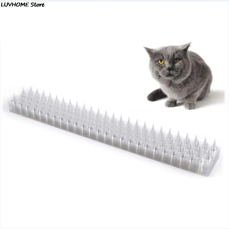 

1PC Fence Wall Spikes Cat Animal Repellent Plastic Anti Theft Deterrent For Garden Fences Invader Bird Spikes Dog Repeller
