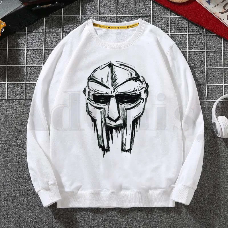 Толстовка мужская с круглым вырезом Модный свитшот мультяшным принтом в стиле