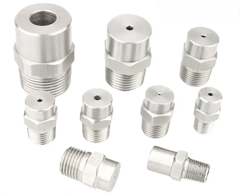 1/8 &quot1/4&quot 3/8 &quot1/2&quot BSP из нержавеющей стали линейная 0-градусная насадка для