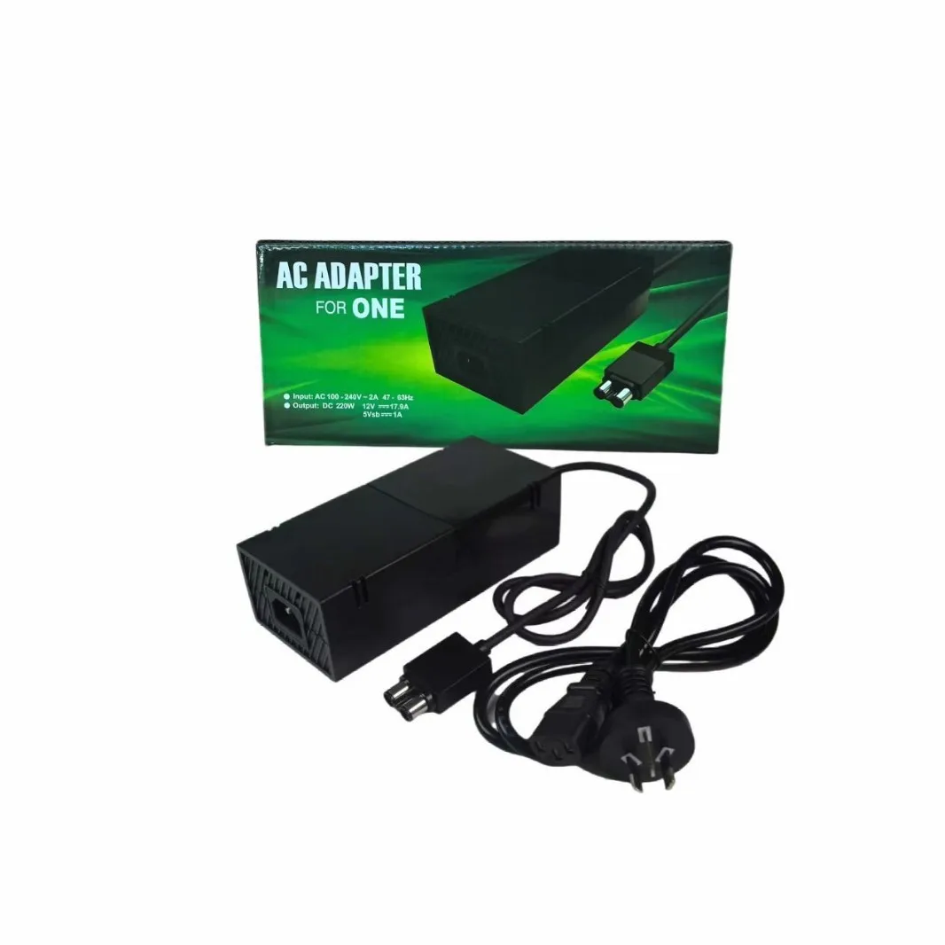 Фото Зарядное устройство для Xbox One, блок питания для консоли, адаптер переменного тока с кабелем питания, штекер US/EU/AU/UK, 12В 110В-220В, заменяемое зарядное устройство. №4