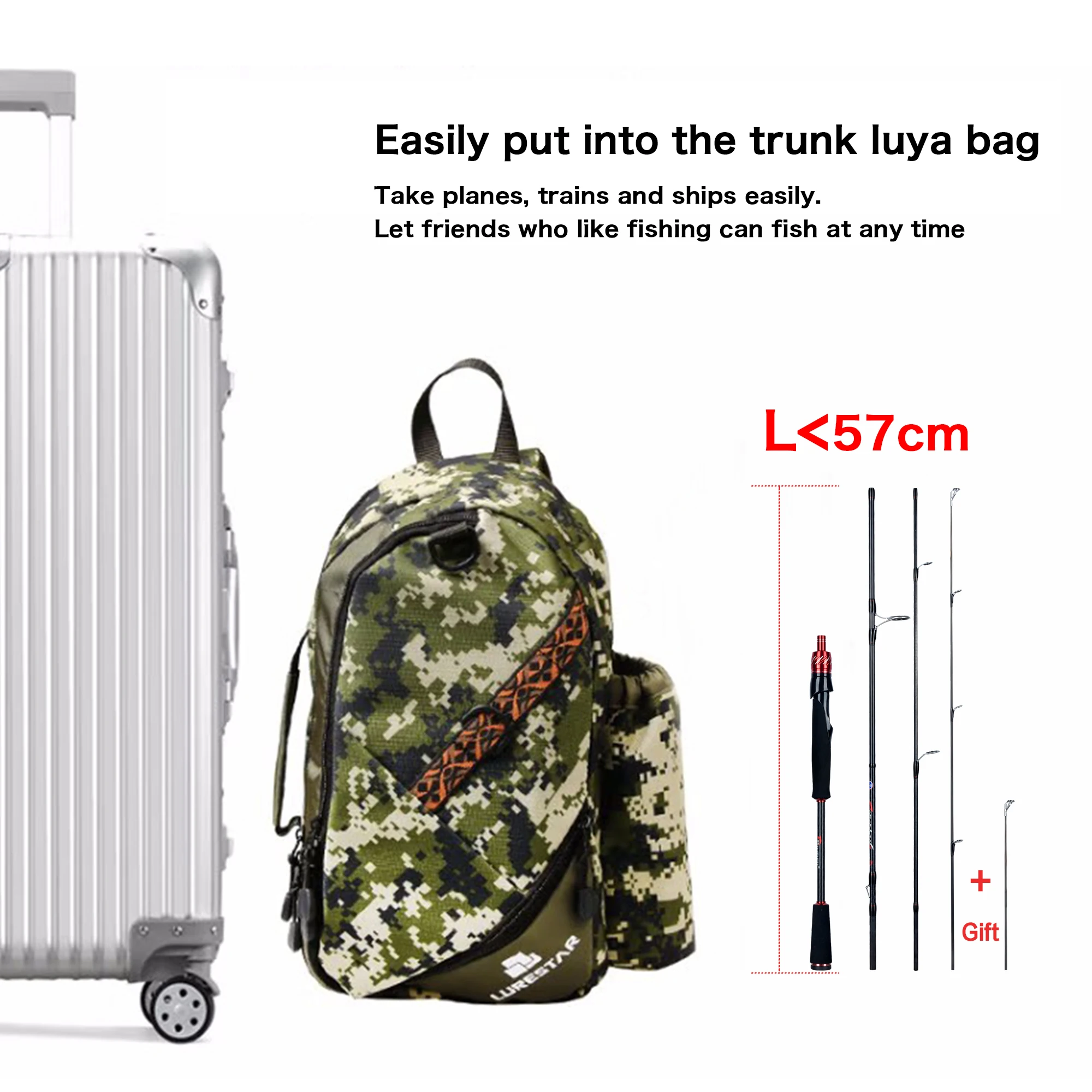 BIUTIFU Fuji Mini Traveller Спиннинговая Удочка Для Приманки T800 Carbon Super Light Fast Action 5-42g 1 8/2 1/2 4/2 7/3