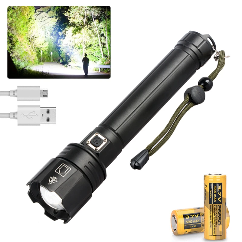 

Перезаряжаемые фонарики, яркий 3-часовой фонарик с 3 режимами освещения для улицы, Походов, Кемпинга