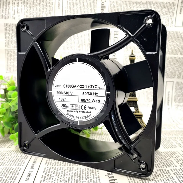 

Новый оригинальный телефон, 17689 дюймов, 200 в, 17,6 см, 60 Вт, вентилятор для подшипника шкафа