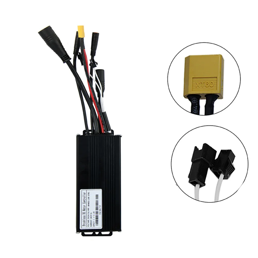 

Bike Controller Controller Cycling Cycling Parts Hall-less Sine Wave Three-mode Controller 24V36V48V-30A 750W 1000W