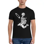 Футболка мужская с изображением космоса баскетбола Луны астронавта, карьерная Новинка, милый Графический Топ с коротким рукавом, футболки 3XL, 4XL, 5XL