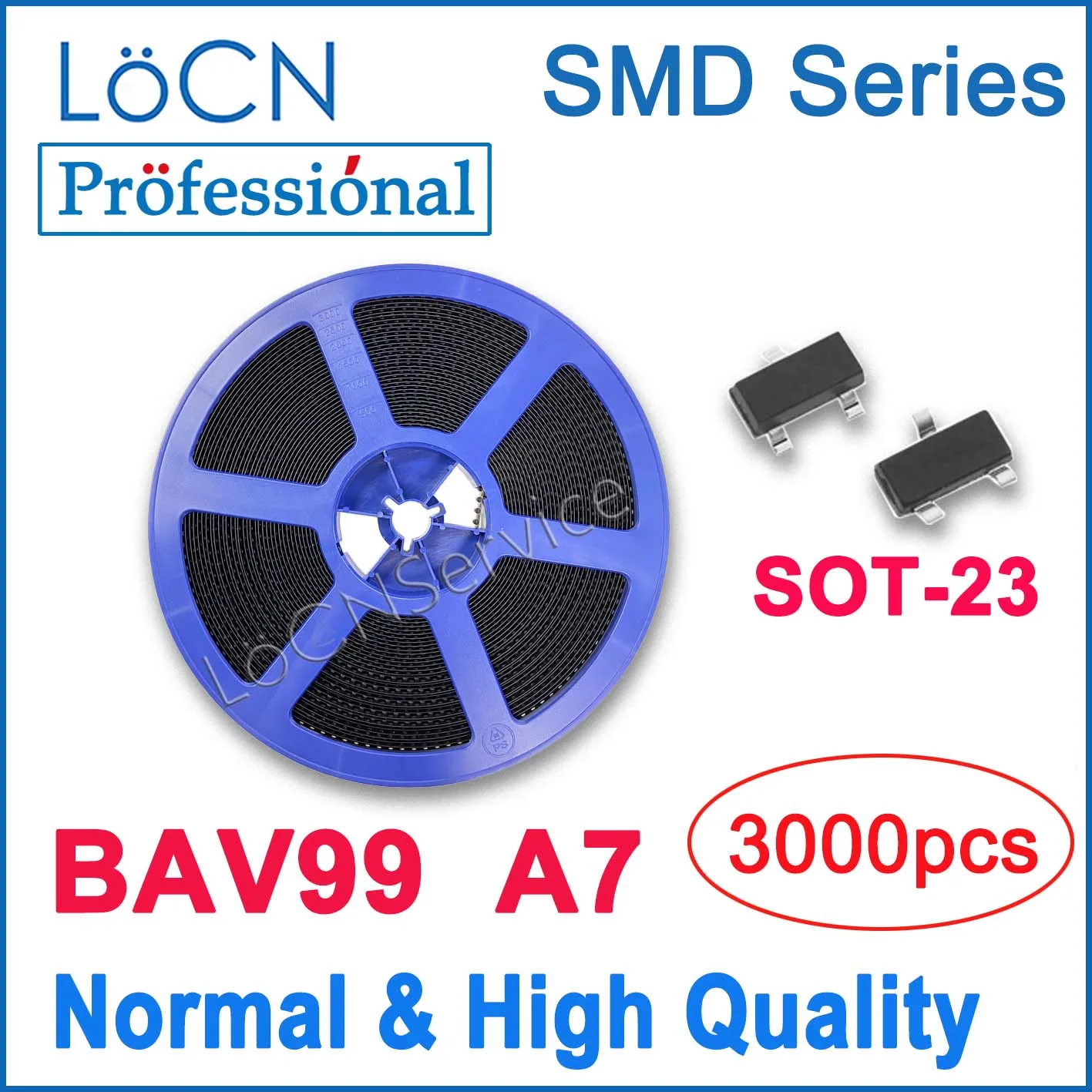 LoCN 3000 шт., автомобильные переключатели, мА, а, 70 в, SOT23 SOT-23, код маркировки A7 SMD, высокое качество