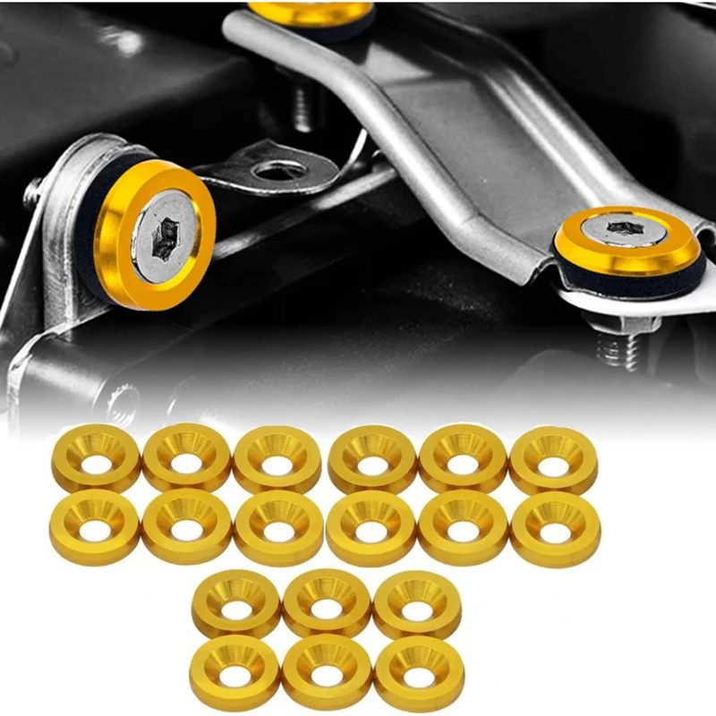 10 шт. алюминиевая шайба M2/M2.5/Искусственная яркая Бриллиантовая для болтов