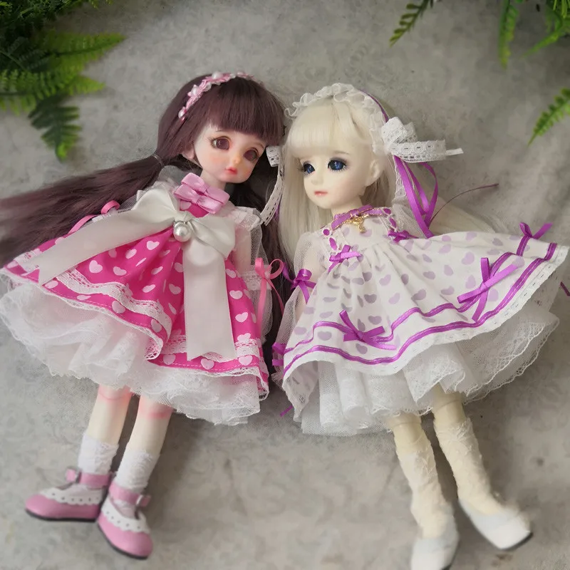 

Шарнирная кукла 30 см, одежда 6 очков, шарнирная одежда YOSD, красивое платье, аксессуары, наряд для девочек, игрушки, детский подарок на день рож...