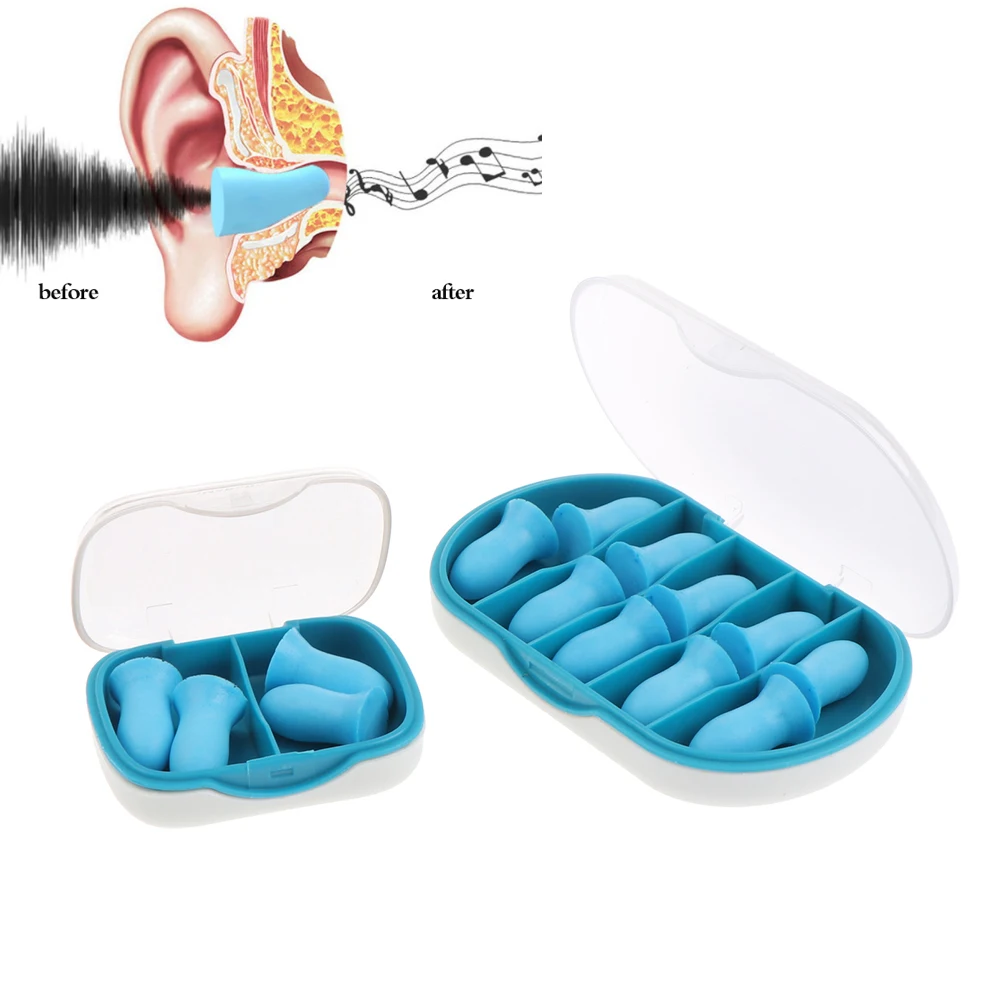 

Затычки для ушей с шумоподавлением для сна, губчатые затычки для ушей с медленным восстановлением формы, мягкие и легкие затычки для ушей, м...