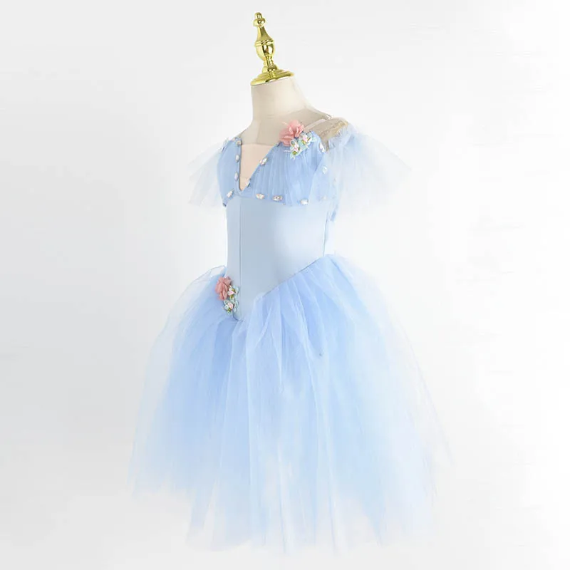 Профессиональная балетная пачка для девочек синее розовое блюдо блинная