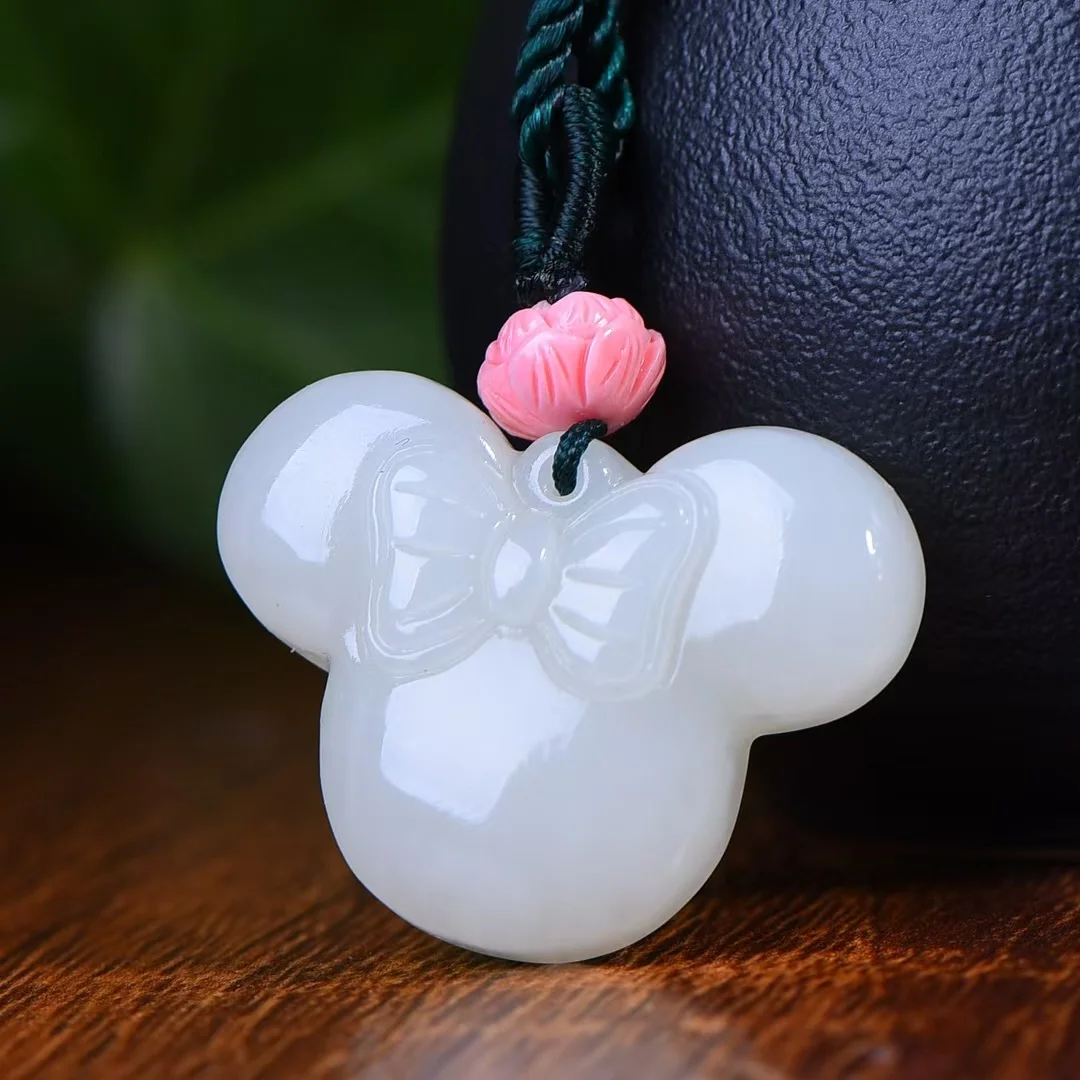 Изысканный кукурузный голова мыши подвеска ювелирные изделия 3241 #