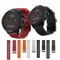 new 24 mm silicone replacement straps for sunnto 9 baro watch band suunto d5 strap suunto 7 watchd sport watch bracelet
