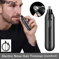 nose hair trimmer nostril ear hairs electric removal shaver clipper machine trimmer for men safely usb charging epilators r head