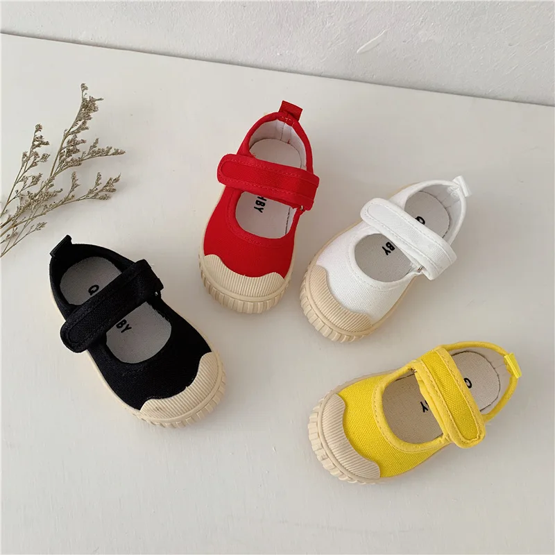 Kids Shoes Girls Shoes Children Sneakers Cute Sweet Canvas Casual Sneakers Fashion Soft Flats Girls Toddler Girls Shoes 21-32 enlarge
