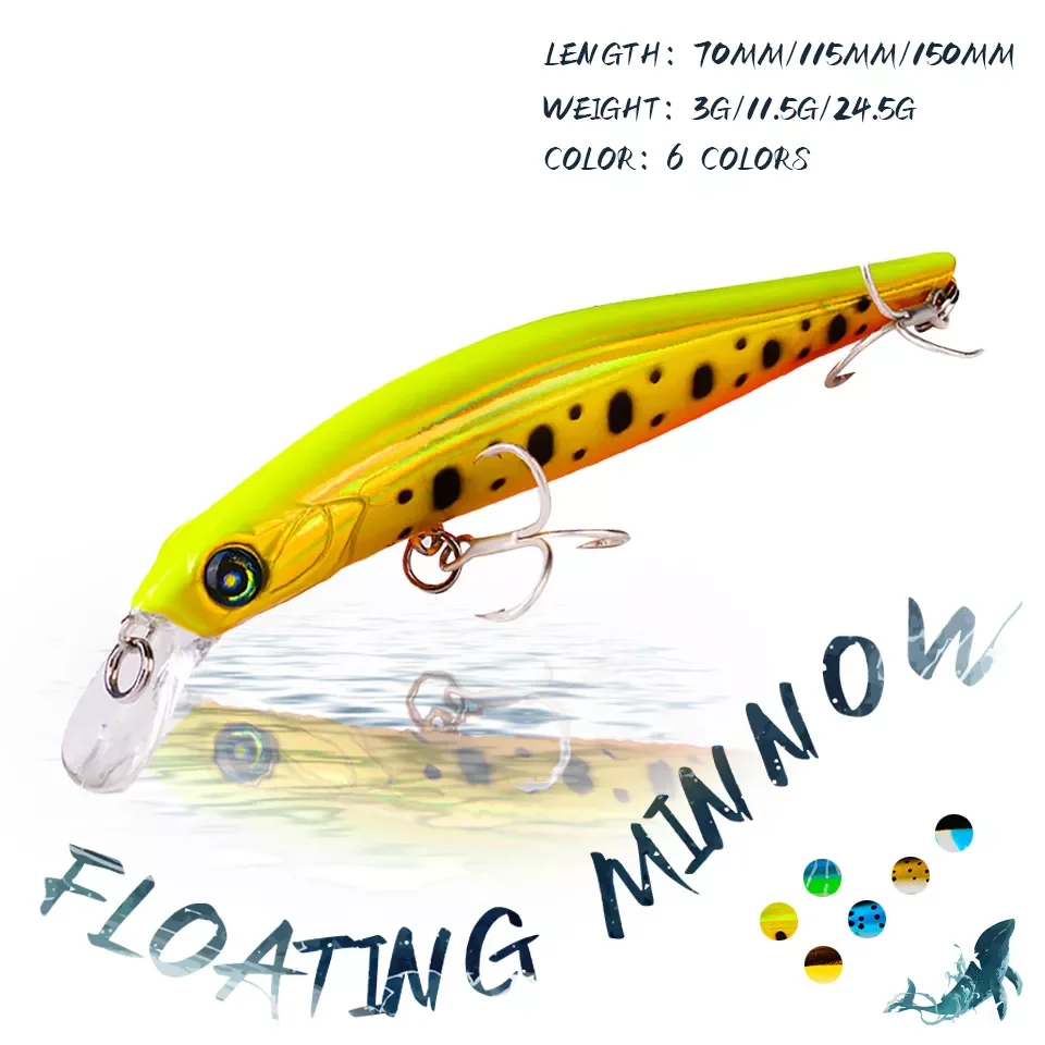 

Искусственная приманка в виде гольяна с трехмерными глазами, 1 шт., 3 г/11,5 г/24,5 г, воблеры, кровяной лоток, рыболовные снасти с тремя крючками