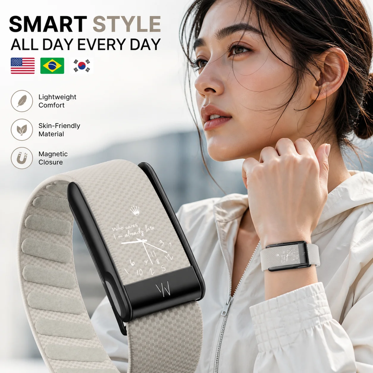 Фото Ремешок Whoop 5.0 MG Band PEAK LIFE с принтом часов Crown, нейлоновый плетеный эластичный спортивный сменный браслет, аксессуары для фитнес-трекера. №1