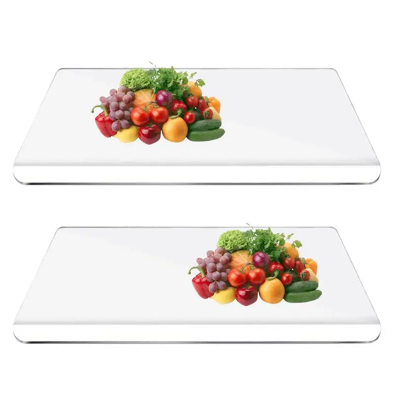 

Кухонная разделочная доска, нескользящая прозрачная разделочная доска с краями, кухонные аксессуары и инструменты для приготовления сыра