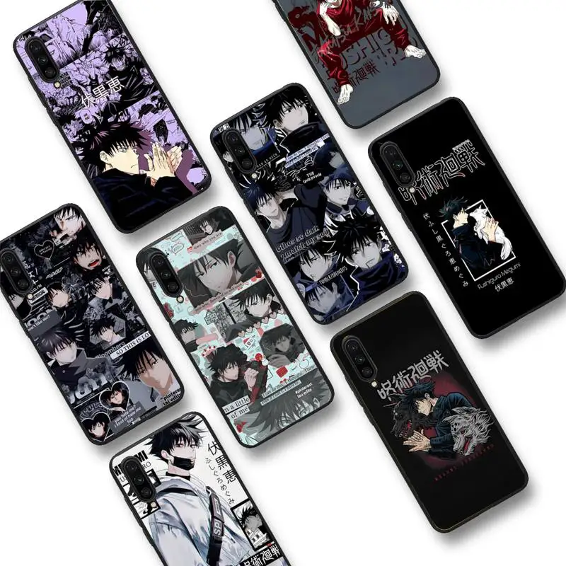 

Anime Jujutsu Kaisen Fushiguro Megumi Phone Case For Xiaomi mi 9 mi8 F1 9SE 10lite note10lite Mi8lite Coque for xiaomi mi 5x