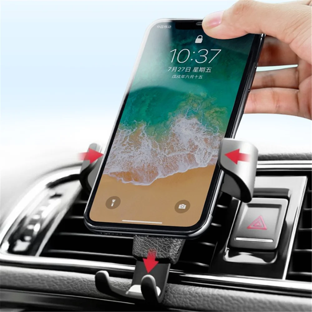 Car phone holder auto vent clip for BMW F25 X5 E53 E70 X Series E84 X1 X3 E83 images - 6