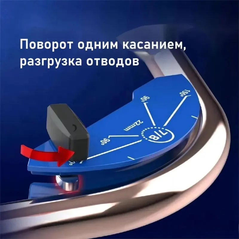 Трубогиб IALJ для медных труб, двунаправленный, от 14 до 78 дюймов, простой в использовании, идеально подходит для сантехники и систем ОВКВ, модель VBT-CB1R, серия VALUE (art.: 3920dc535a3da) - 3920dc535a3da