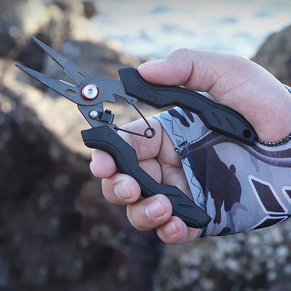 

Cutter Line Split Rust-Proof Fishing Scissors Stainless Steel Lure Cutter Fishing Tool Accessories Anti-Slip Ishing Gift for Men