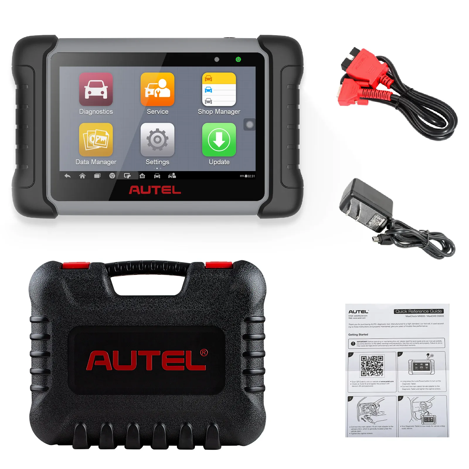 

Лучший продавец Autel MaxiCOM MK808, сканер OBD2, Автомобильный сканер OBD 2, считыватель кодов OBDII, активное кодирование ключей