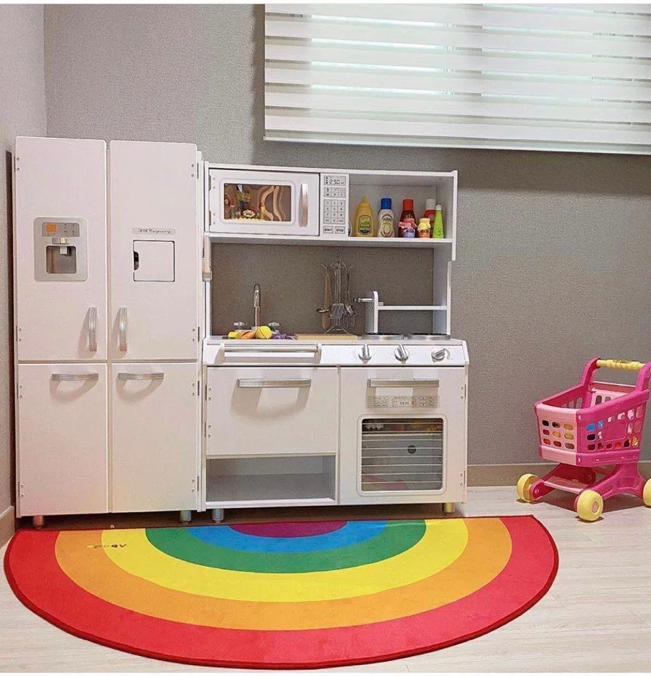

Fruit Rainbow Floor Mats Door Mats Children's Room Children's Clothing Store Decorative Floor Mats Carpet Photography Props