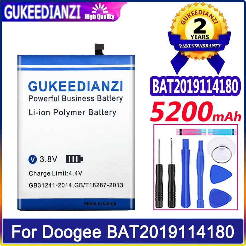 

Bateria New Battery 5200mAh For Doogee BAT2019114180 Mobile Phone High Quality Battery