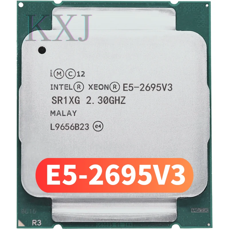 E5 2695 V3 Оригинальный процессор Intel Xeon QS версии E5-2695V3 2,3 ГГц 35M 14 ядер 22 нм E5-2695 V3 LGA2011 120 Вт E5 2695V3