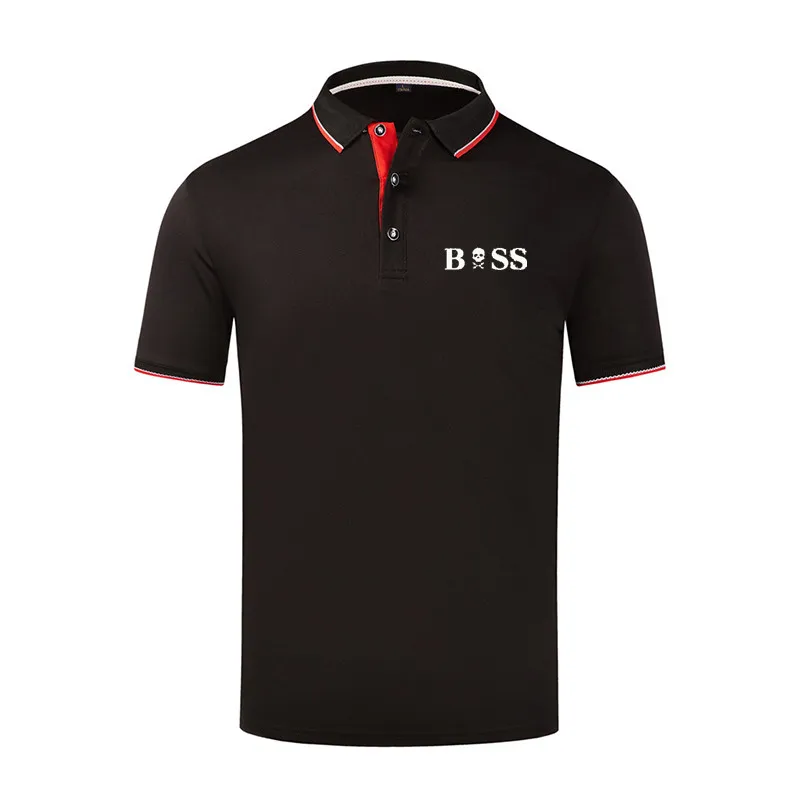 2022 Fashion Summer Golf Sports New Men's Quick-Drying Polo Shirt BusinessCasual Short-Sleeved Polo Comfortable Breathable Shirt