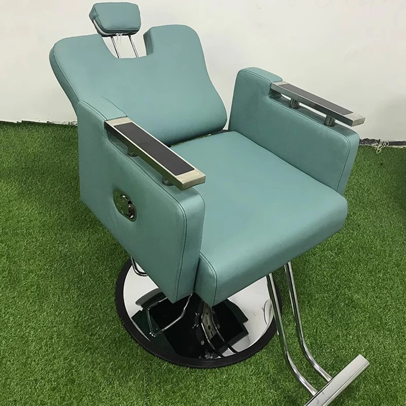 Кресло парикмахерское с откидывающейся спинкой профессиональное косметическое