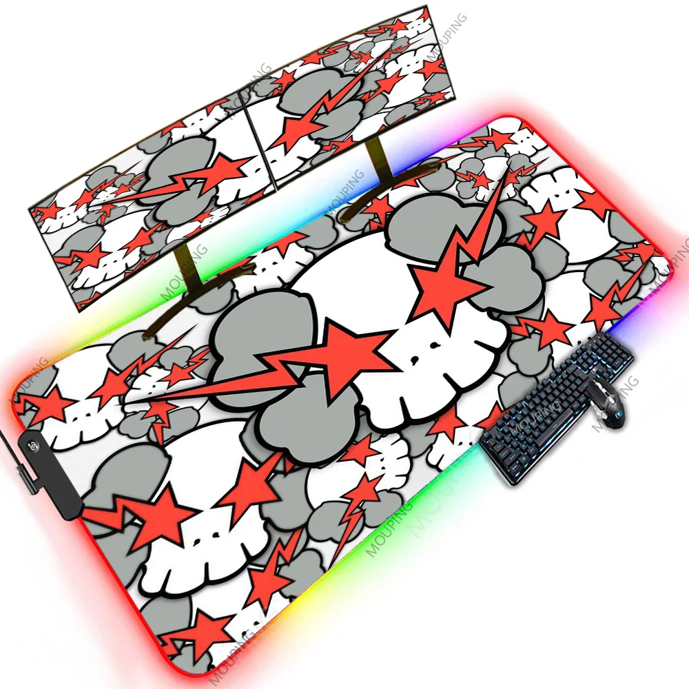 

Милый мультяшный коврик Miuse, офисный Настольный коврик, коврик для мыши, Xxxxl, украшения для игрового стола, светодиодные Аксессуары для ноутб...