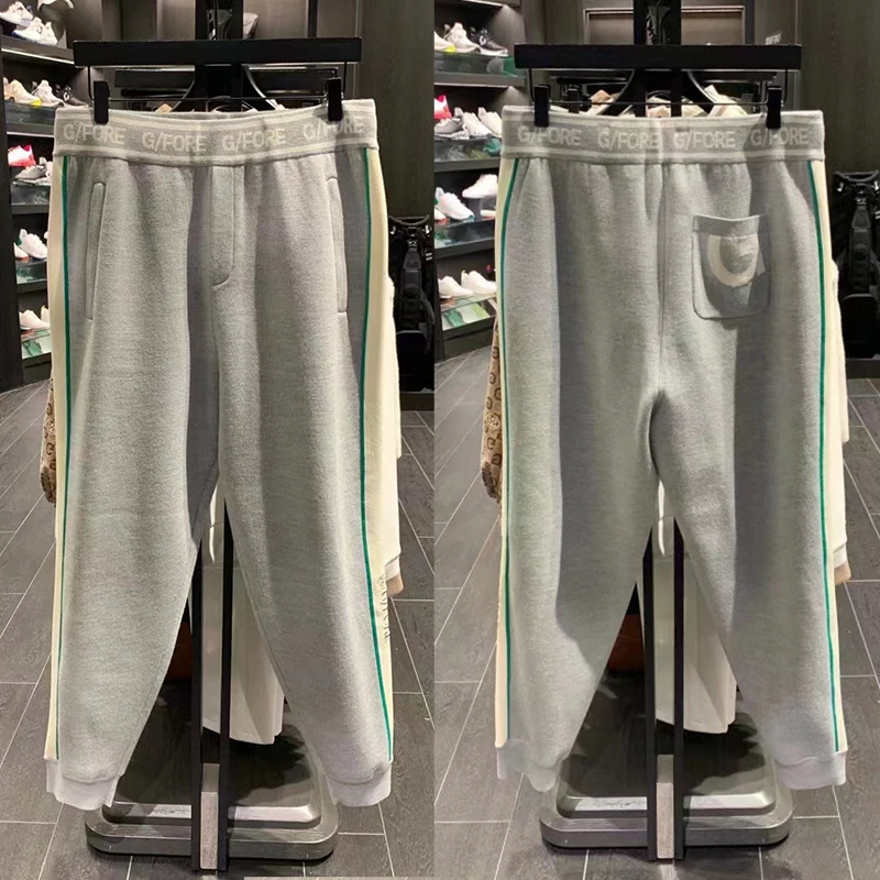 

New Korean Golf Clothes Men's Trousers Outdoor Sports Breathable Casual Thickened Thermal Pants