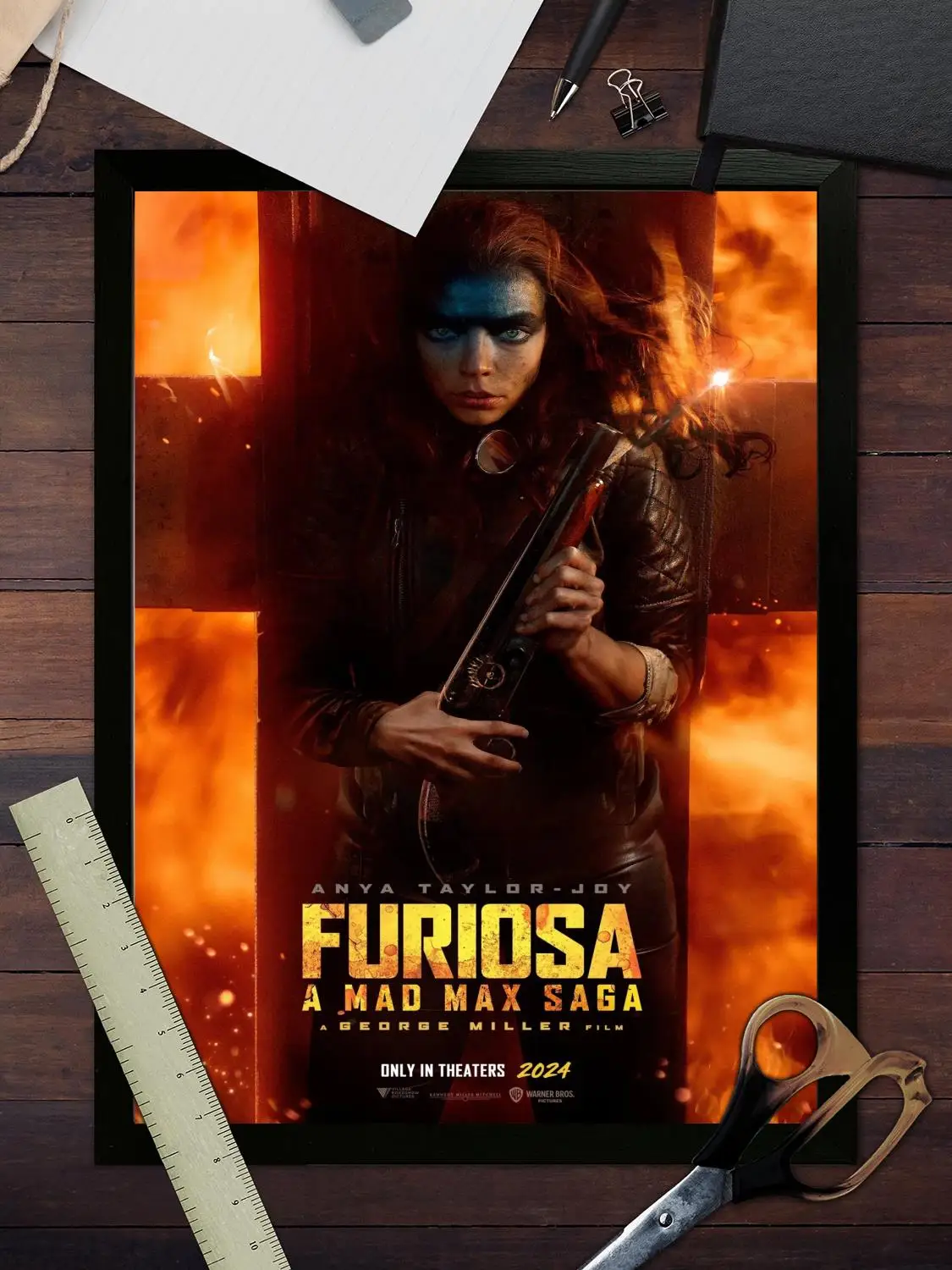 Furiosa A Mad Max Saga холст художественный постер настенная художественная картина с