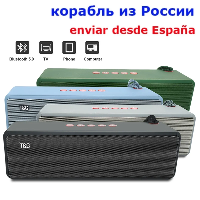 

TG271 Portable Speaker Wireless Speakers High Power Soundbar Music Center Waterproof Bluetooth-compatible Outdoor HiFi Subwoofer