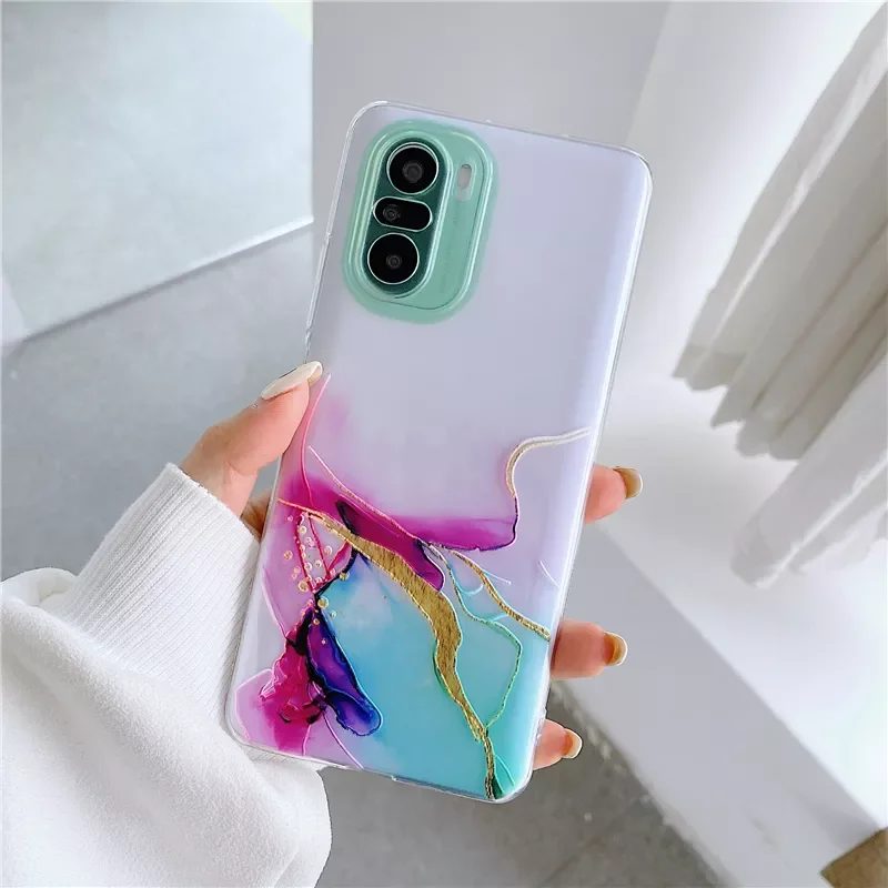 

Marble Texture Phone Case For Xiaomi Redmi Note 10 Pro 9S 9 K40 Pro Max Mi 11 Ultra Lite Poco X3 F3 M3 Clear TPU Cover