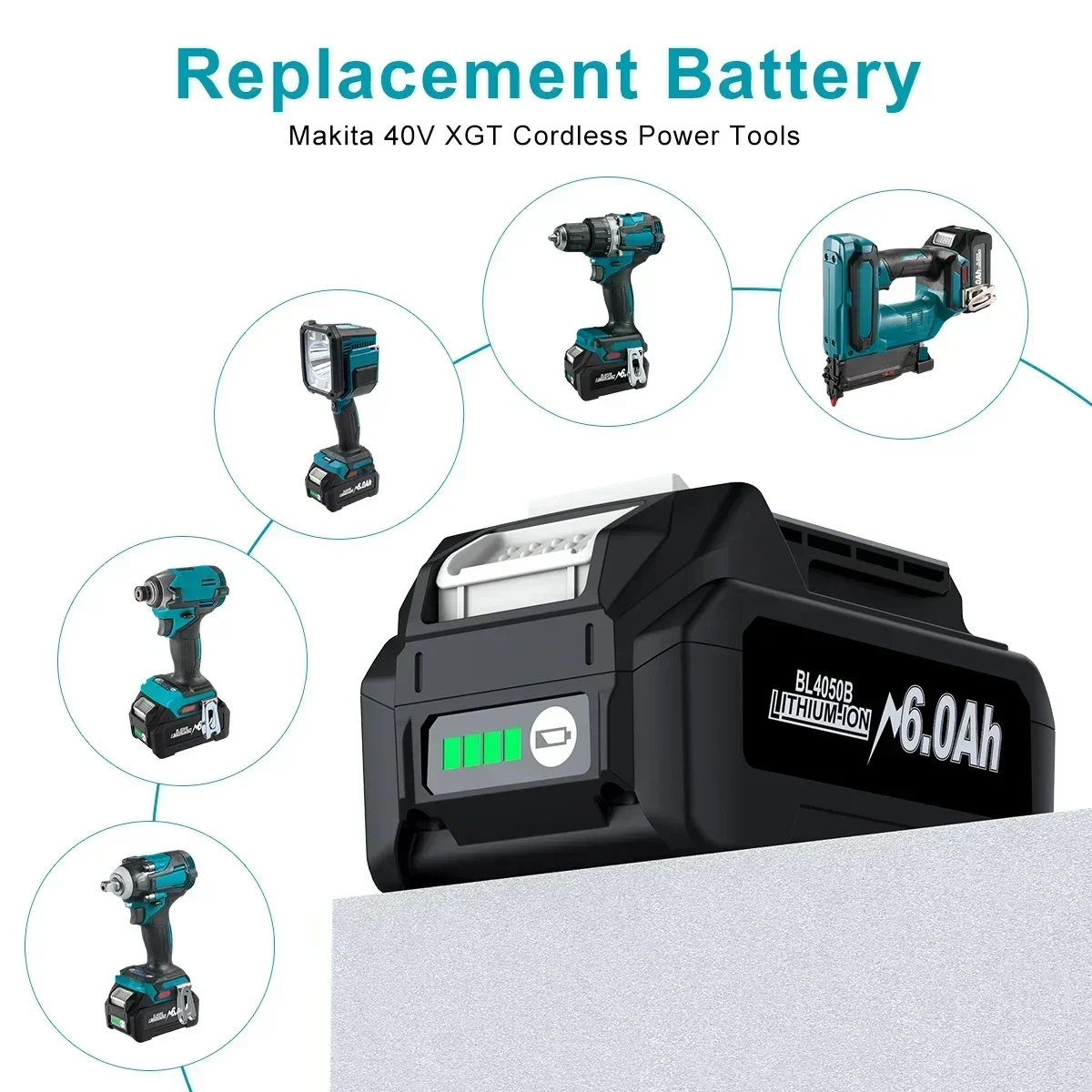 Литий-ионный аккумулятор для Makita 40 В