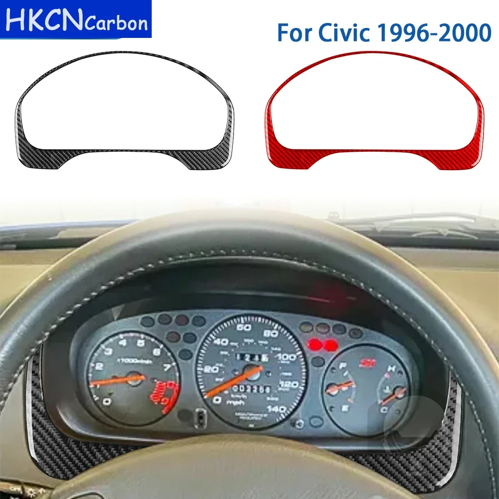 Для Honda Civic 1996 1997 1998 1999 2000 настоящая рама спидометра из углеродного волокна