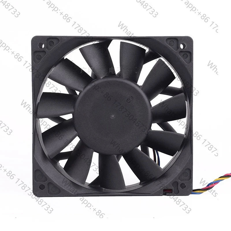 Фото Новый оригинальный вентилятор D12BM-12D 12В 2.3А 12см 120*38мм для Antminer S7 S9 L3+ T9+ M3 S9i, высокопроизводительный, с мощным воздушным потоком №2