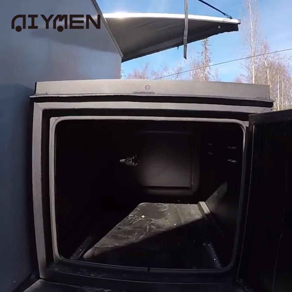 Campervan Hauler Pop Up Роскошный караван на солнечной энергии для отдыха Camper Vehicle Rv Travel Trailer