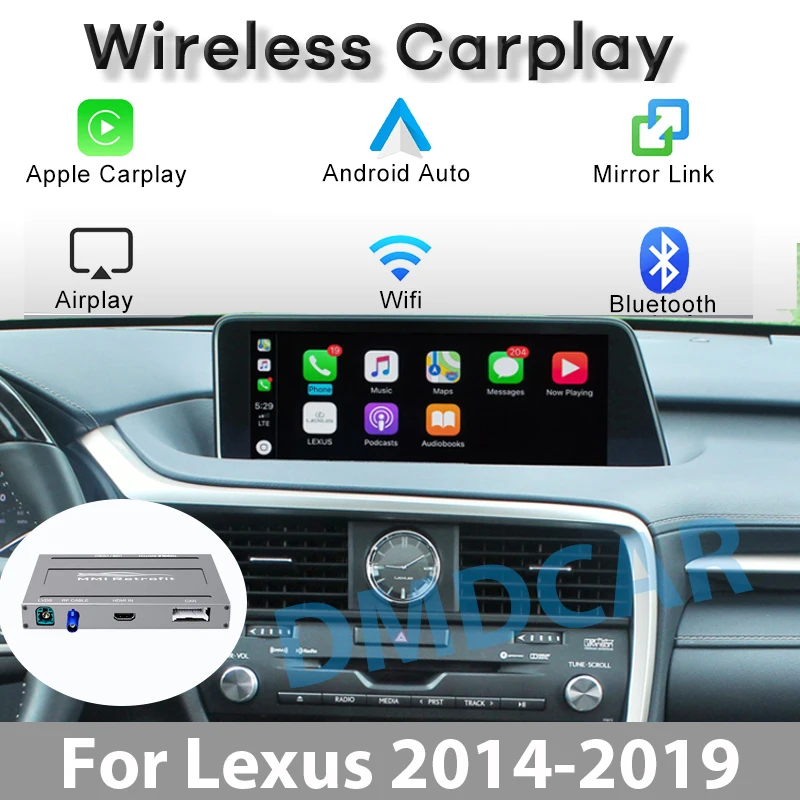 

Android Auto Module Box Wireless Apple Carplay Decoder For Lexus RX NX UX LX CT GS ES LS RC