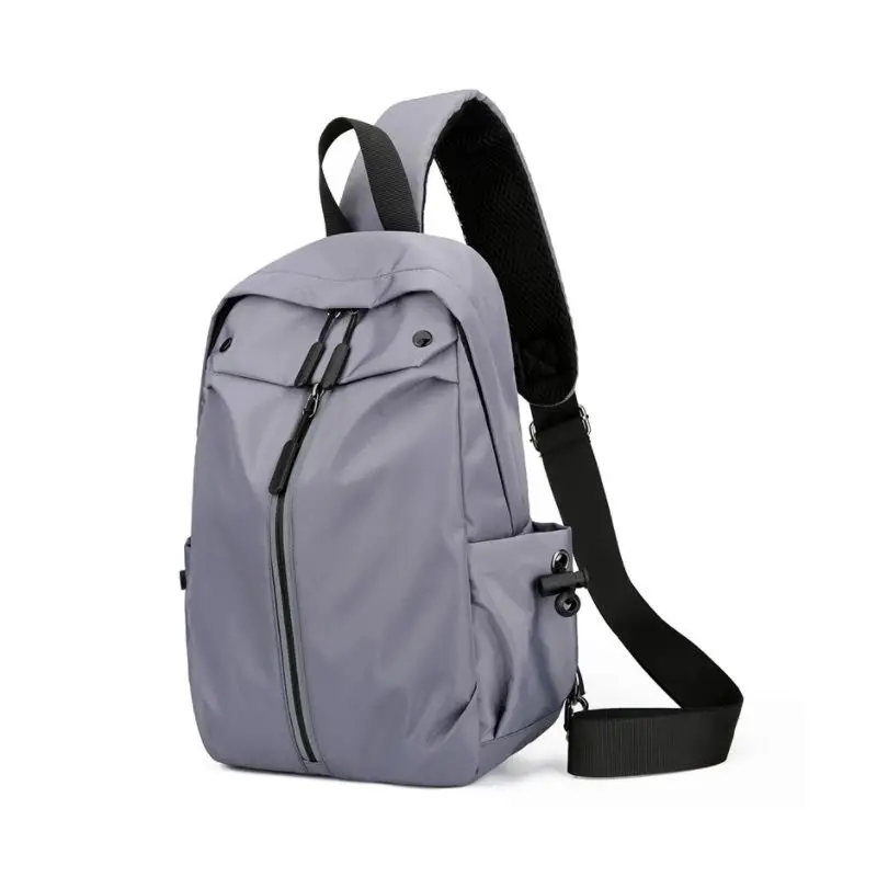 New Large Capacity Chest Bag For Men's Shoulder Bag Oxford Cloth Chest Small Backpack Student Trend One Shoulder Bag For Women