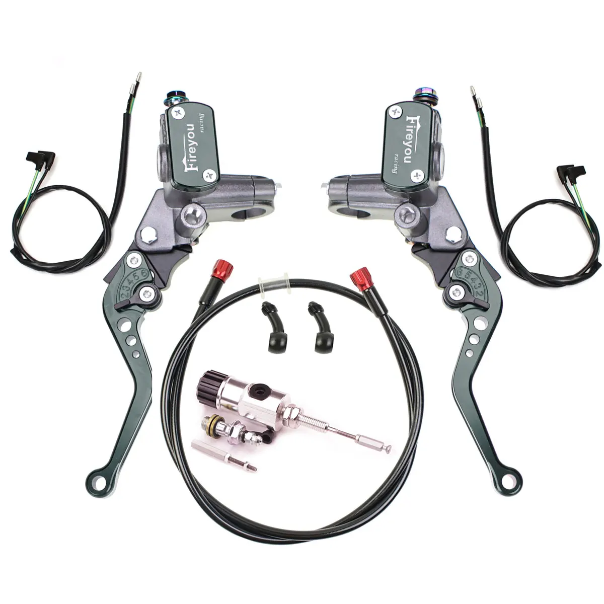 Комплект гидравлического сцепления для мотоцикла, комплект тормозного шланга главного цилиндра, тормозного шланга для Honda Yamaha Kawasaki Suzuki Italika