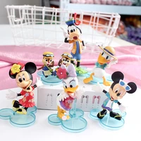 disney mickey minnie donald duck daisy chip dale goofy kawaii doll gifts toy model anime figures collect ornaments