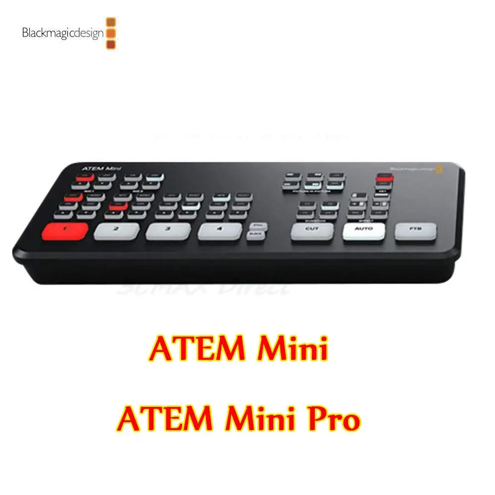 

Blackmagic Design ATEM Mini Pro Switcher ATEM Mini Live Stream Switcher Multi-view and Recording New Features